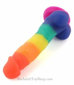 Colors Small Rainbow Dildo -Adult Toy Sales Store 5inrain4