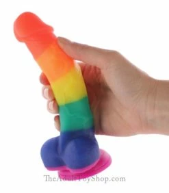 Colors Small Rainbow Dildo -Adult Toy Sales Store 5inrain5