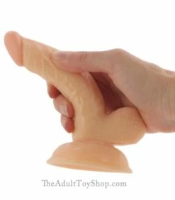 5 Inch Mini Curved Suction Dildo -Adult Toy Sales Store 5inwhd1