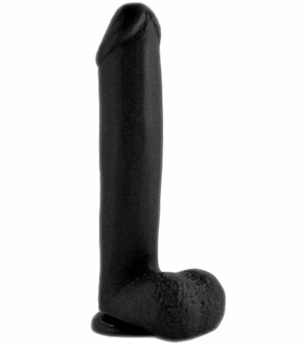 Basic Huge 10 Inch Dildo with Balls 4 Basic Huge 10 Inch Dildo with Balls - Image 4