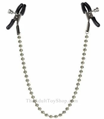 Silver Beaded Clamps 1 Silver Beaded Clamps