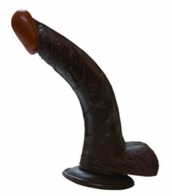 Large Curved Dildo with Suction Cup -Adult Toy Sales Store bigcurveblk