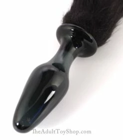 Glass Fox Tail Butt Plug -Adult Toy Sales Store blackfox4