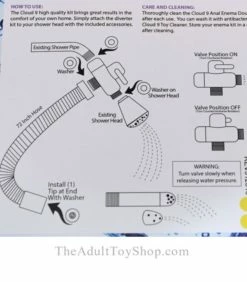 Deluxe Shower Enema Kit -Adult Toy Sales Store dsk1