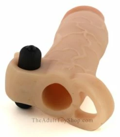 Real Feel Vibrating Penis Sleeve -Adult Toy Sales Store fantaxl3