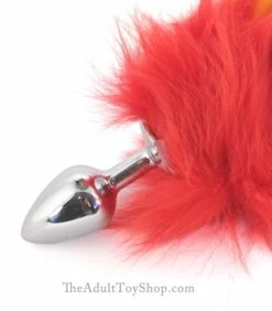 Rainbow Fox Tail Butt Plug -Adult Toy Sales Store foxymetal4