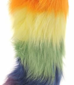 Rainbow Fox Tail Butt Plug -Adult Toy Sales Store foxymetal5