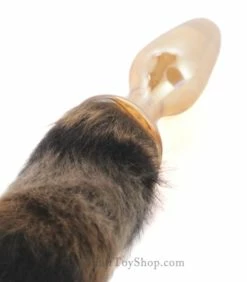 Realistic Fox Tail Anal Plug 7 Realistic Fox Tail Anal Plug -Adult Toy Sales Store glassfox1
