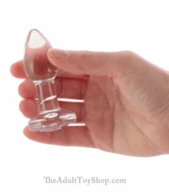 Pink Gem Glass Butt Plug -Adult Toy Sales Store glassgemplug4
