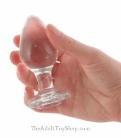 Pink Gem Glass Butt Plug -Adult Toy Sales Store glassgemplug6 1