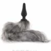 Grey Wolf Tail Butt Plug with Ears