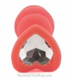 Small Heart Diamond Butt Plug -Adult Toy Sales Store heartdiamondplug3