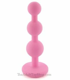 Jeweled Silicone Anal Beads
