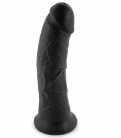8 Inch King Cock Womens Dildo -Adult Toy Sales Store kn8in black 1
