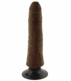 7 Inch King Vibrating Suction Cup Dildo -Adult Toy Sales Store kvcib7 brown 1