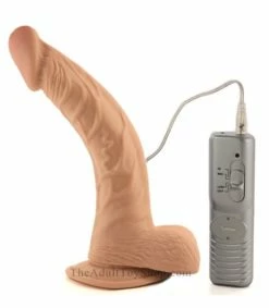 Large Curved Vibrating G Spot Dildo