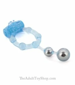 Dual Ball Banger Vibrating Cock Ring -Adult Toy Sales Store macho1