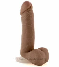 Doc Johnson Realistic Dildo - Medium 11 Doc Johnson Realistic Dildo - Medium -Adult Toy Sales Store medbrown