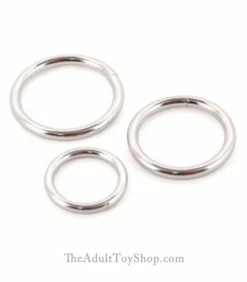 Metal Cock Rings Set