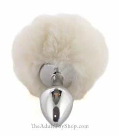 Fluffy Bunny Tail Butt Plug -Adult Toy Sales Store metalbunny2