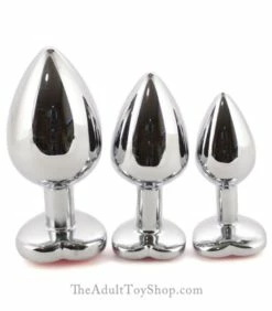 Metal Heart Butt Plug