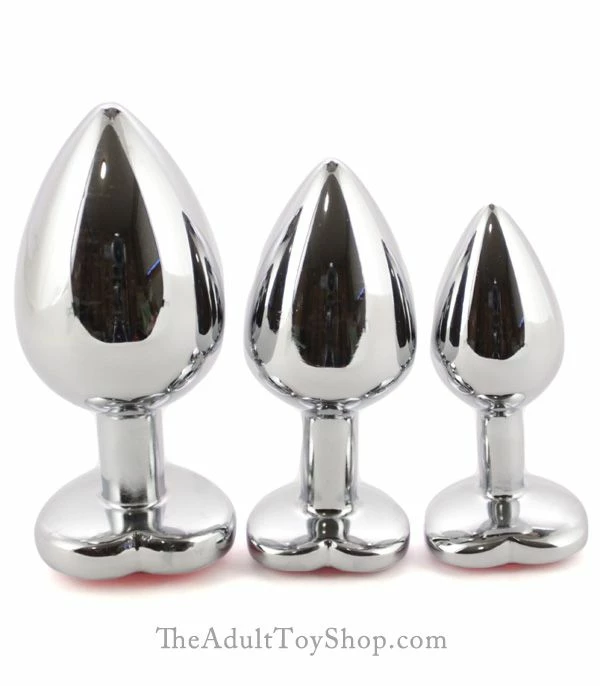Metal Heart Butt Plug 1 Metal Heart Butt Plug