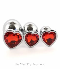 Metal Heart Butt Plug 13 Metal Heart Butt Plug -Adult Toy Sales Store metalheartgem2