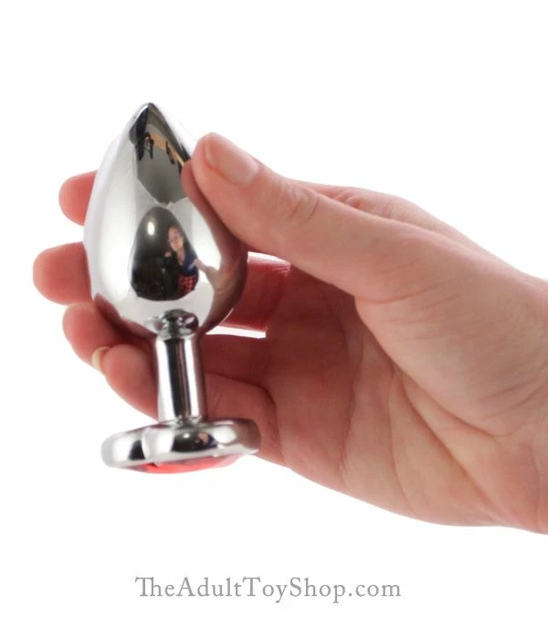 Metal Heart Butt Plug 4 Metal Heart Butt Plug - Image 4