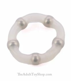 Metallic Beaded Cock Ring