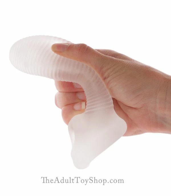 Micro Ribbed Penis Sleeve 5 Micro Ribbed Penis Sleeve - Image 5