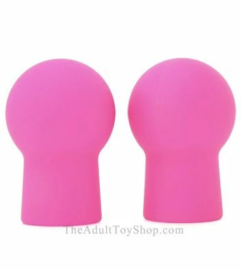 Small Pink Silicone Nipple Suckers 1 Small Pink Silicone Nipple Suckers