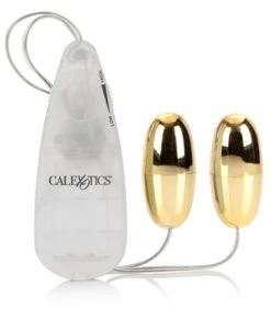 Double Bullet Vibrators -Adult Toy Sales Store pocketexoticsdoublegold 1