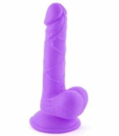 Pop Peckers Small Suction Dildo -Adult Toy Sales Store popsmallpurple 1