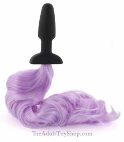 Purple Pony Anal Plug Tail