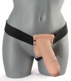 Rechargeable 7 Inch Hollow Dildo