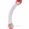 Red Head Glass Double Ended Dildo