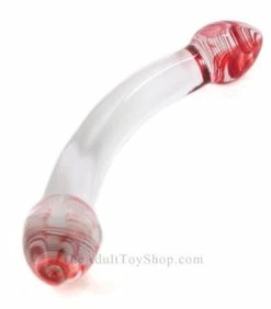 Red Head Glass Double Ended Dildo -Adult Toy Sales Store redhead3