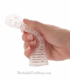 Reversible Ribbed Penis Sleeve -Adult Toy Sales Store rever5
