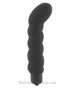 Small Ribbed Prostate Vibrator