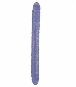Long Veined Gel Double Dildo -Adult Toy Sales Store se028060