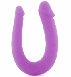 Silicone Double Penetration Dildo -Adult Toy Sales Store sildoublepurple 1