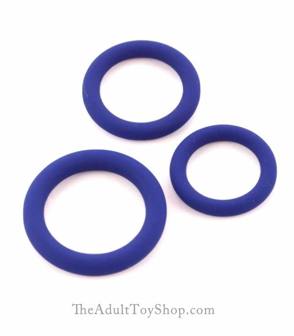 Silicone Pro Cock Rings Set 1 Silicone Pro Cock Rings Set