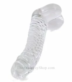 Twisted Glass Dildo -Adult Toy Sales Store spiralpen3