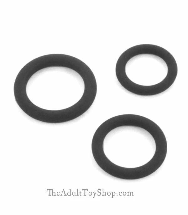 Silicone Pro Cock Rings Set 2 Silicone Pro Cock Rings Set - Image 2
