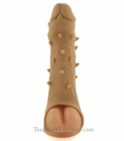 Spiked Vibrating Cock Sleeve -Adult Toy Sales Store sve1