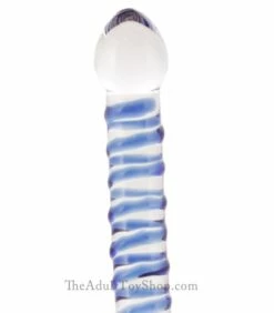 Mr. Swirly Glass Anal Dildo -Adult Toy Sales Store swirlydouble4