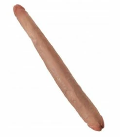 Tapered Double Sided Dildo -Adult Toy Sales Store taperedtan