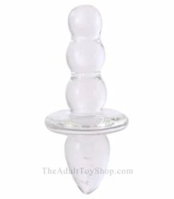 Titus Beaded Glass Anal Plug