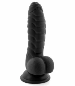 Tom Uncut Silicone Dildo -Adult Toy Sales Store tomuncutblack 1