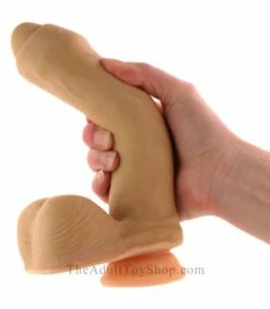 Uncut Dildo With Retractable Foreskin -Adult Toy Sales Store un1